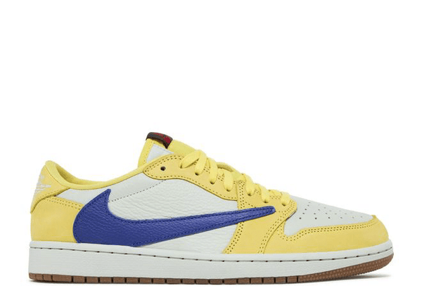 Nike Travis Scott Air Jordan 1 Low OG SP 'Canary' Retro Sneakers