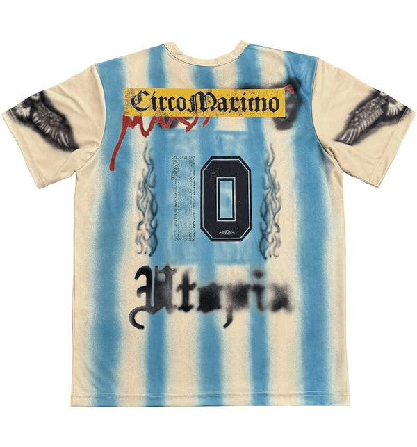 Travis Scott Utopia Argentina Soccer Jersey - Iconic Cactus Jack Fan Wear
